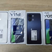 عندي جهازين فيفو اخر اصدار نزل y05 و y11d جدد ما مستعملات ذواكرهن 128 ...