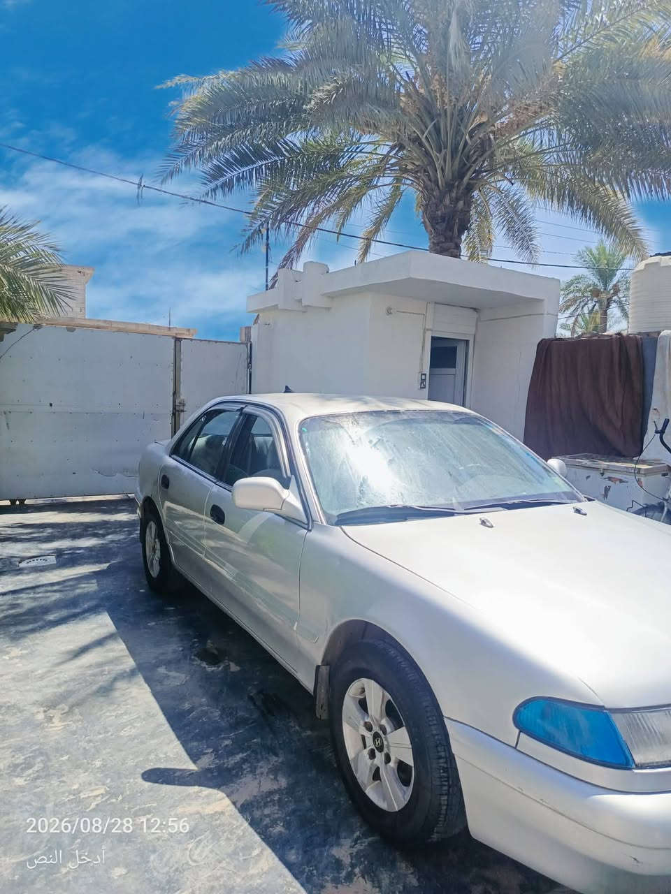 السلام عليكم سيارة سوناتا للبيع موديل 95 رقم ديالى انكليزي العنوان ديالى المقدادية السعر 41وبيهة مجال رقم الهاتف ***********

نص مكتوب في الصور:
- 2026/08/28 12:55
- ادخل النص
- 2026/08/28 12:56
- أدخل النص
- 2026/08/28 12:56 أَدْخِلِ النَّصَّ