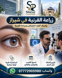 زراعة القرنية • شيراز • استشارة طبية مجانية