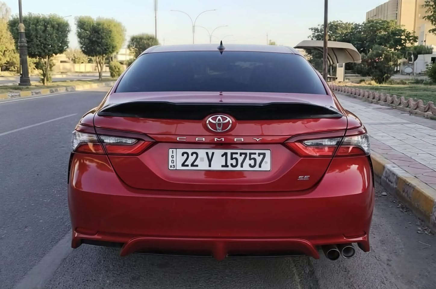 للبيع ((فقط))
TOYOTA CAMRY

رقم :  اربيل 

موديل  2024

اللون : أحمر

الفئة:  SE

الحادث : واضح بالسونار
حجم المحرك :   2.5L 4
السلندر: 4
المشي :38 الف كيلو قابل لزيادة 
للاستفسار للأتصال ***********
العنوان . صلاح الدين تكريت .

