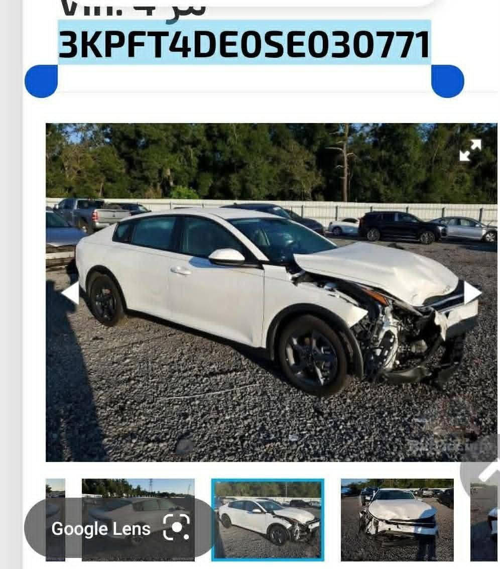 بيع مستعجل K4
موديل 2025 ماشيه 25 سياره ع وضع الشركه حادثهه فقط بنيد  مواصفات شاشه متصله منضومه زنون بلاد سايد بريك دكمه لايت لمس رقم السياره ديوانيه شهداء وكاله عامه ثاني يوم وبعد سنه اصير حره السعر 155ماكو هيج سعر 
للأستفسار *********** الحادث مرفوق مع الصور
