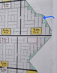 عندي قطعة 200 متر باسمي للبيع في محلة 375 رقمها 303 المربع الاول الثعا...