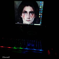 بيسي كامل للبيع شاشة + كيبورد RGB +ماوس. RGB  +جميع كيبلات التوصيل + ف...