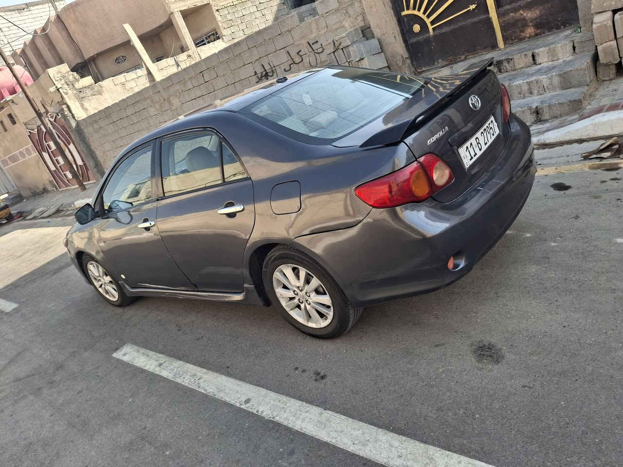 سلام عليكم 
كورلا 2010
رقم بغداد نكليزي 
تحويل مباشر 
وارد امريكي
حادثهه خشم جاملغ امامي 
شواصي كفاله 
مصبوغه عام للجماليه 
سيارة جاهزة كير ومكينه 
حداديه تخم تاير 
تبريد شغال 
سعر 83 وبيهه مجال بسيط 
مكان سيارة كربلا للاتصال ***********
