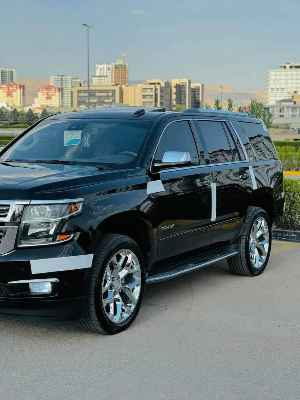 تاهو 2015 خليجي فووول مواصفات LTZ 
لون اسود رقم سليمانيه بسمي شرط تحويل 
مكفولة عدا شخط اسفل لبابين الجه اليمنى موضحه
السياره عليها ادامه كامله وبيها شكل ونصبه احلى من صور 
بيع او مراوس السعر 297$ مكاني بابل - الشوملي 
للاستفسار *********** او ***********
