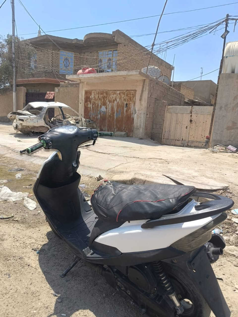 سلام عليكم
ماكس 120 دراجة. خير من. الله. نكرة سلف و نص هندر على نحص روح. فتر فيترية كلها سعر 450 ديالى. بعقوبة مجسر مفرق رقم *********** متواجد اكثر شي واتساب
