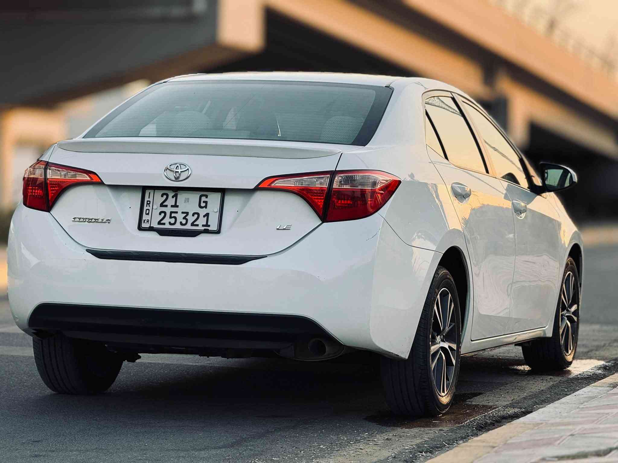 كورلا 2017  COROLLA
   كليـــــن تايتل ✔️
   أبيض ثلجـي ✔️

المواصفات
- تحكم سترين جهتين
- تثبيت سرعة
- تبريد بيانو 
- تبريد ثلج 
- رادارات
- حجر بيئه 
- بلاجكتورات
- ويل كروم
- طخم تايرات جديد
- ⁠محرك 18 دوش المرغوب
- ⁠ماشي 91 الف ميل 
- سنويه لـ 2029
- ﻿تحديد مسار طريق
- ﻿﻿قيادة ذاتيه
- ﻿﻿قرائة علامات الطريق المرور
- ﻿﻿كيجات ديجتل
- ﻿﻿كامره خلفيه دوار
- ﻿﻿لايت زينون عالي ناصي
- ﻿﻿بروجكتر لد زينون
- ﻿﻿حساس اطار
- ﻿﻿حساس مطر
- ﻿﻿مانع انزلاق
- ﻿﻿ايفو مود
- ﻿﻿مود درايف
- ﻿﻿تحكم الستيرن كامل
- ﻿﻿ويل كب 
- ﻿﻿رقم سليمانيه
السعر : 152 بيه مجال 
العنوان : كركوك
رقم الموبايل : ***********

