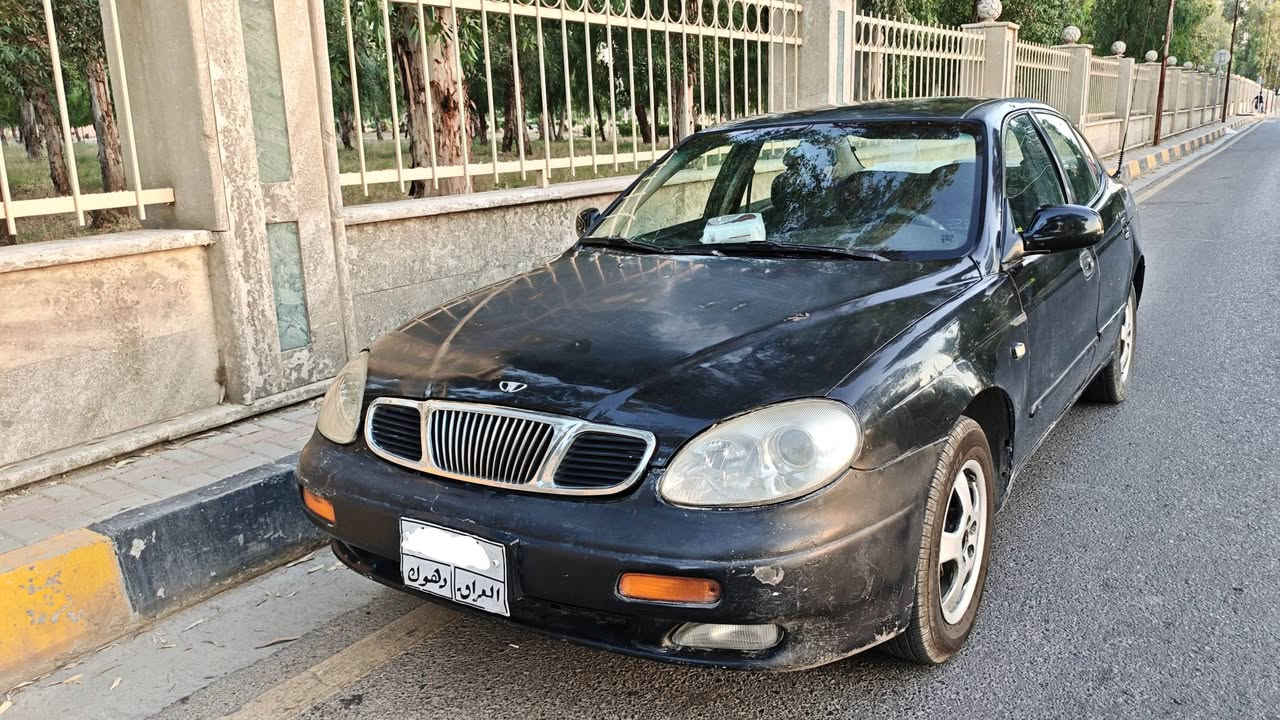 سياره دايو لكنزا للبيع
موديل 2000  المكينه 20 والگير أوتوماتيك كهربائيات شغاله رقم دهوك شرط التحويل من الشرعي
السعر 33 ورقه وبيها مجال مكاني الموصل الجانب الايمن، التواصل خاص

للتواصل واتساب  ***********
