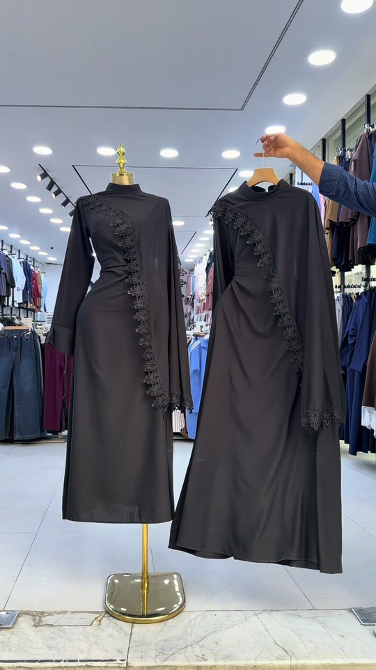 فستان دبي • وشاح • مقاسات ٣٨-٤٨