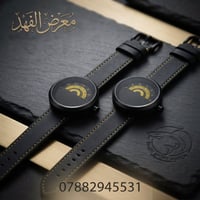 ساعة شارك • أسود مات • حزام جلد