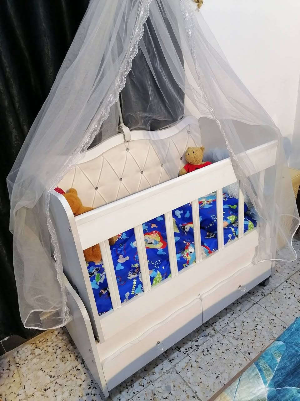 سلام عليكم
جربايه طفل جديده استخدام قليل وياهه دوشك طبي وياهه ستاند وتور
سعره ٥٥ الف
مكاني الامين الثانيه
واتساب  ***********
