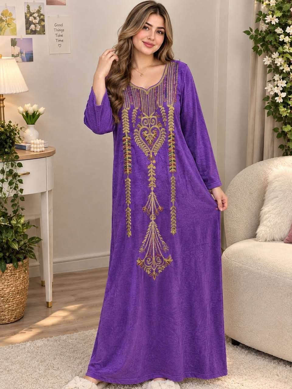 دشداشة • مخمل • مقاسات L/XL/XXL