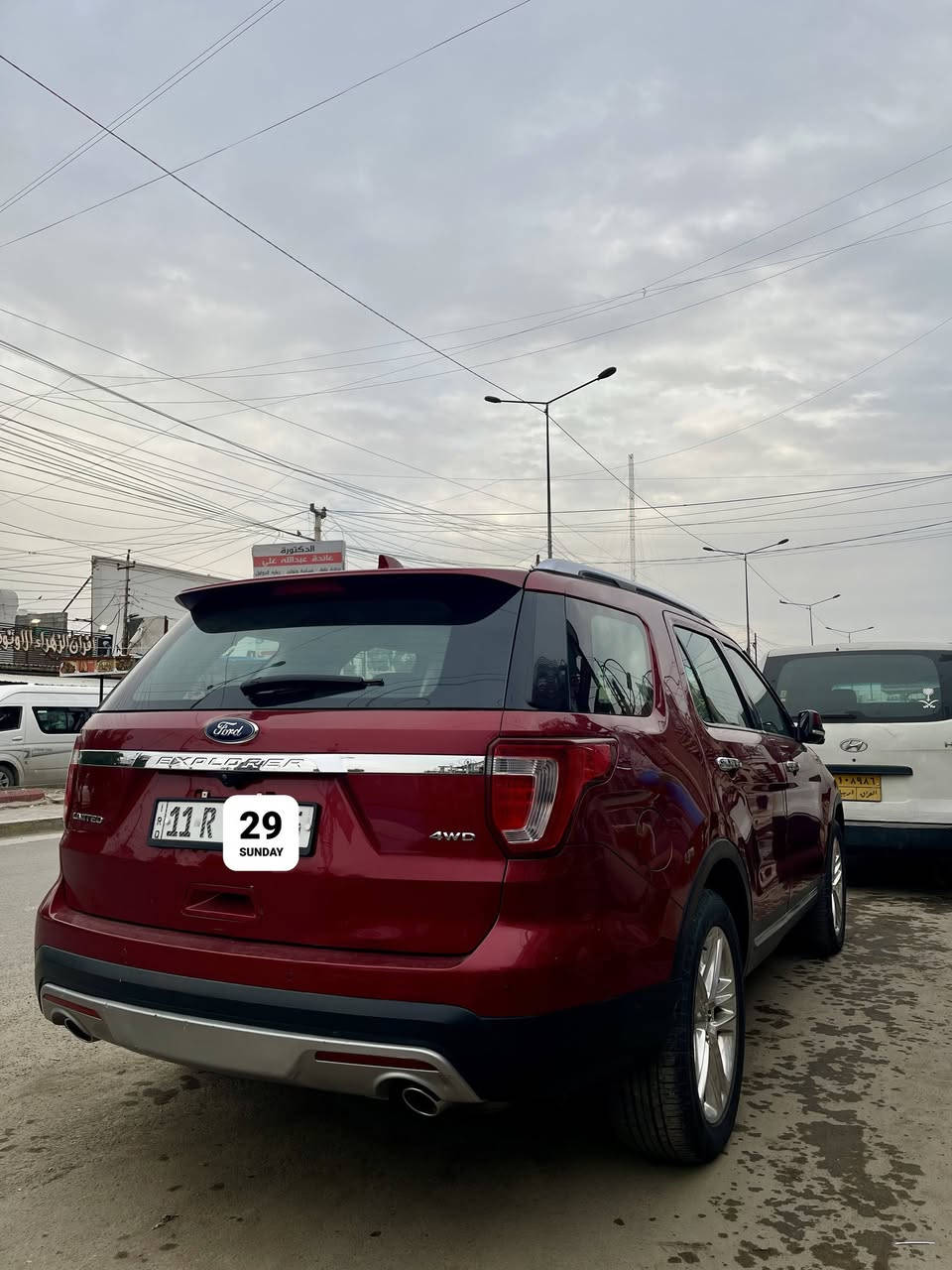 Ford Explorer lamtad خليجي
7 راكب 
محرك 6 سلندر حجم 3.5
Twin turbo 🚀
بصمة ابواب و بصمة تشغيل
رادار امامي 
مرايات قلاب 
كشنات جلد تدفية  وتبريد
تحكم ستيرين فول  
صندوق شفط وجلاق
شاشة حجم كبير  ماركة سوني
حساسات خلفية وامامي اصل 
اشاير بالمرايا الجانبية 
لايتات امامي عدسة مع بلوجكتر دعامية
كشنات الامامية فول كهرباء مع ذاكرة لكشن السائق
كود خارجي للقفل على باب السائق
سكليتر كهربائي مع تحكم ستيرن بالجهتين
سستم صوت SONY متكامل مع 8 سماعات داخلية 
تبريد ثلاث قطع امامي وسط خلفي
منافذ AUX, مع اربعة منافذ USB  مع تقنية ربط جهاز ستلايت على السيارة مع منفذ رام ذاكرة ورام خرائط GPS مع منفذ كهرباء 110فولت 
الاضائة الداخلية 12 لون 
نظام الاوامر الصوتي اثناء القيادة 

سياره فول للاخير وجديده
السيارة خليجي بدون حادث 
جنطه علبارد سبب  رجعه 
ماشية ١٠٠ كيلو
السيارة  بسمي
سنوي و رقم كلها جديد 
بعد بيها مواصفات..
بغداد

السياره فئة لمتدـ السعر ١٩٥

اتصل على الرقم ***********

نص مكتوب في الصور:
- 29 SUNDAY