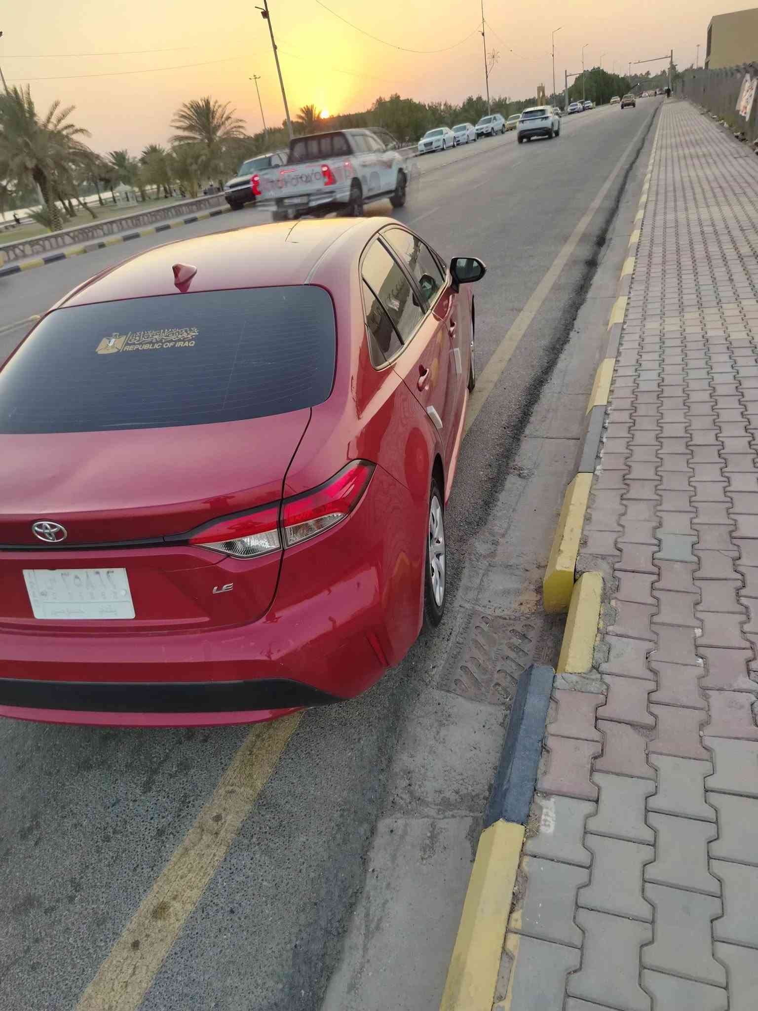 سلام عليكم كورله موديل 2021 LE السياره حلوه ونضيفه كلش بيه حادث جاملغ وبنيد فقط لباقي مكفول رقم بغداد معوقين داخله ب2023 وكاله عامه مطلقه عندي مكانه كوت واسط  باقي التفاصيل ***********
