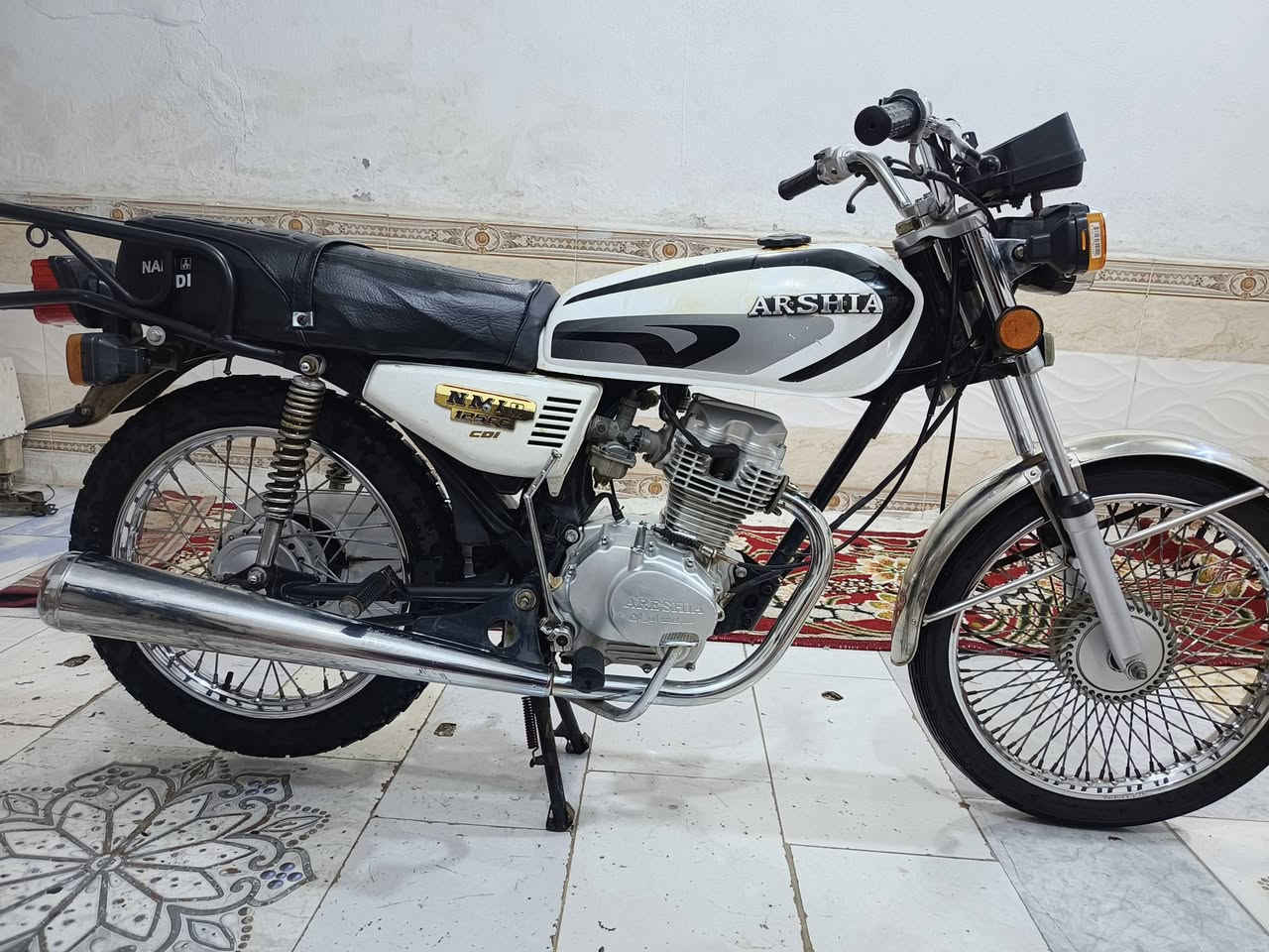 سلام عليكم دراجه اربع كير ارشا مديل19 دراجه نظيفه محرك ما مفتوح  اوراق اصولي جدد السعر 600 مكاني كوت ازورجات الرقم ***********
