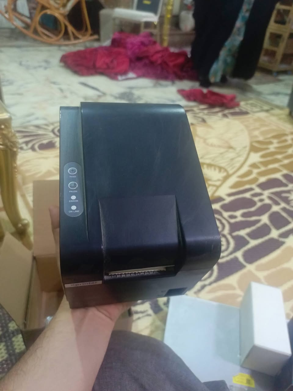 طابعة باركود
وقارئ باركود اصلي نظيف جدا 
السعر ب(110) الف 
للأستفسار الاتصال ع الرقم ‏‪***********‬‏
مكاني كربلاء
