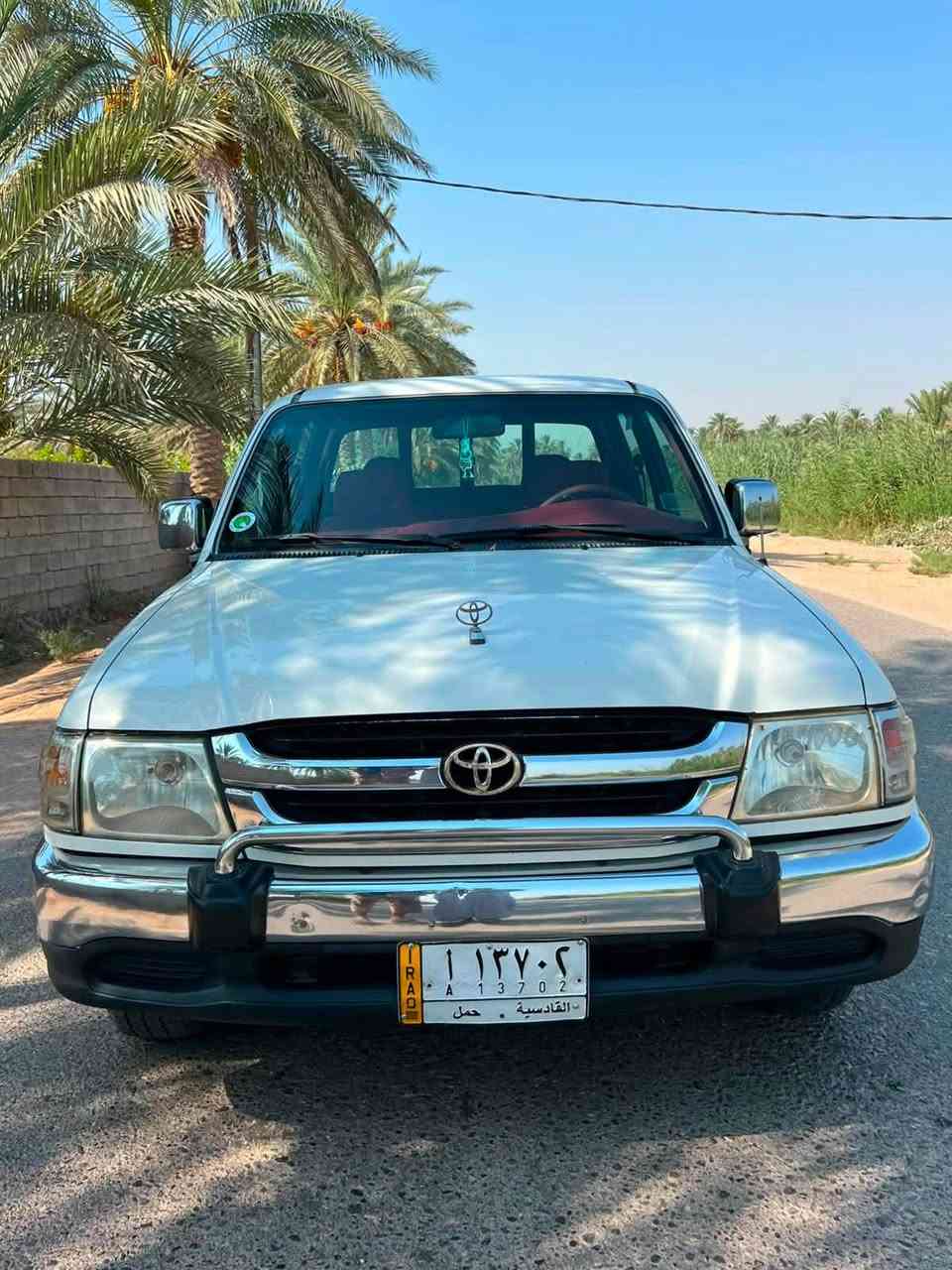 للبيع هايلكس موديل 2004مكفوله كفاله عامه  جديده كلش خط الشركه رقم قادسيه تحويل ثاني يوم منفصل فول مواصفات مكان كربلاء الاتصال ***********
