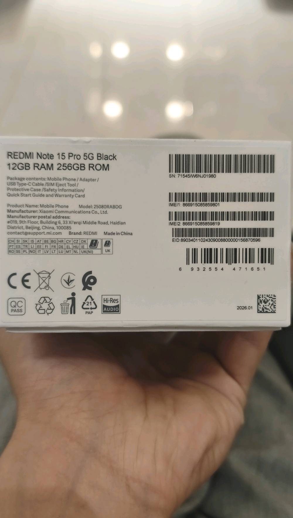 للبيع او مراوس ب ايفون 
سعر 425 
REDMI Note15Pro 5G
256GB
12GBb RAM
كامره 200MP
بطاريه 6580