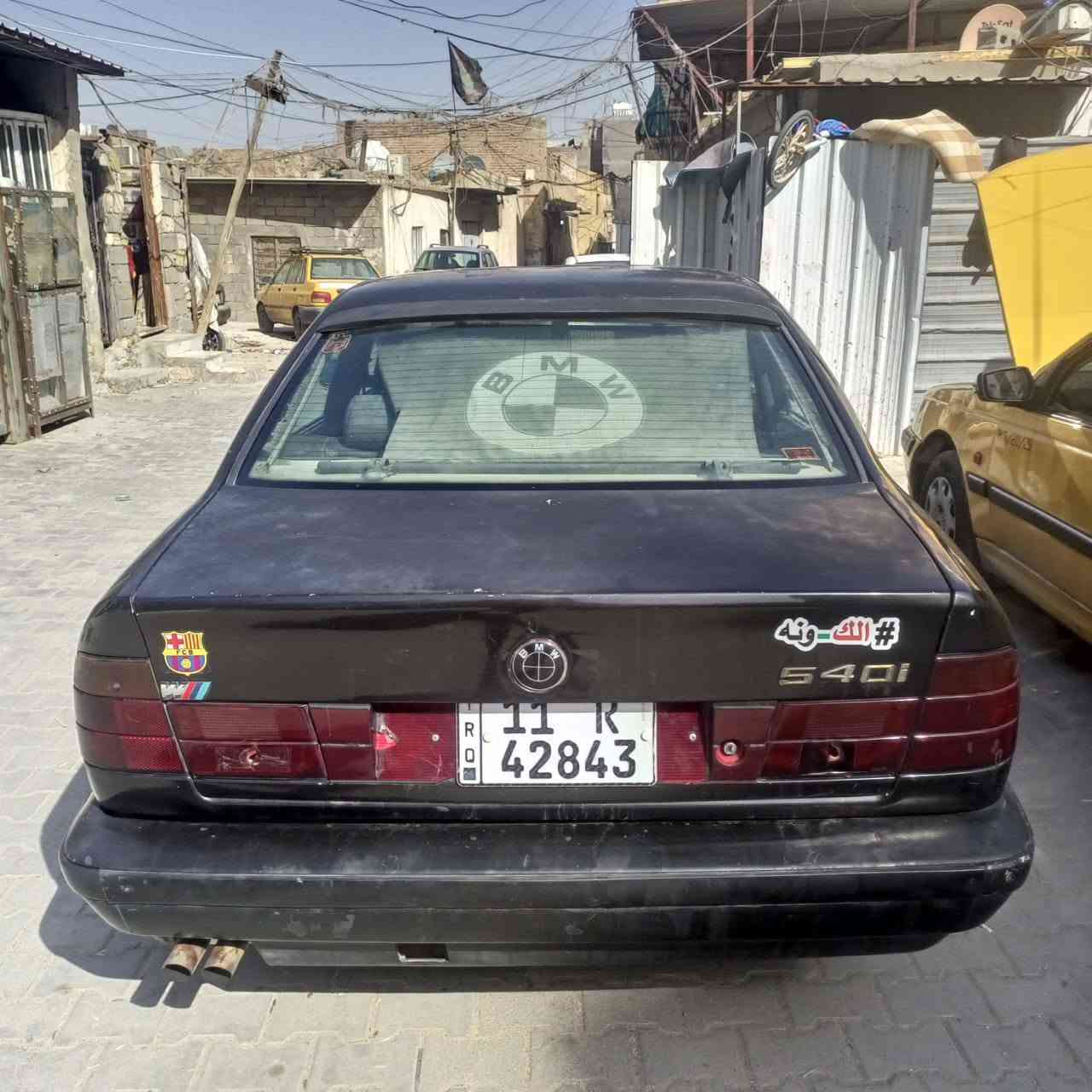 من رخصة الادمن ،،،،، بيئم 535للبيع موديل 90 رقم انكليزي بسمي تحويل ثاني يوم سياره جاهزه تبريد ثلج سياره تشتغل غاز وبانزين مال جناي مكان سياره بغداد شارع حيفا للاستفسار اتصل على رقم ***********
