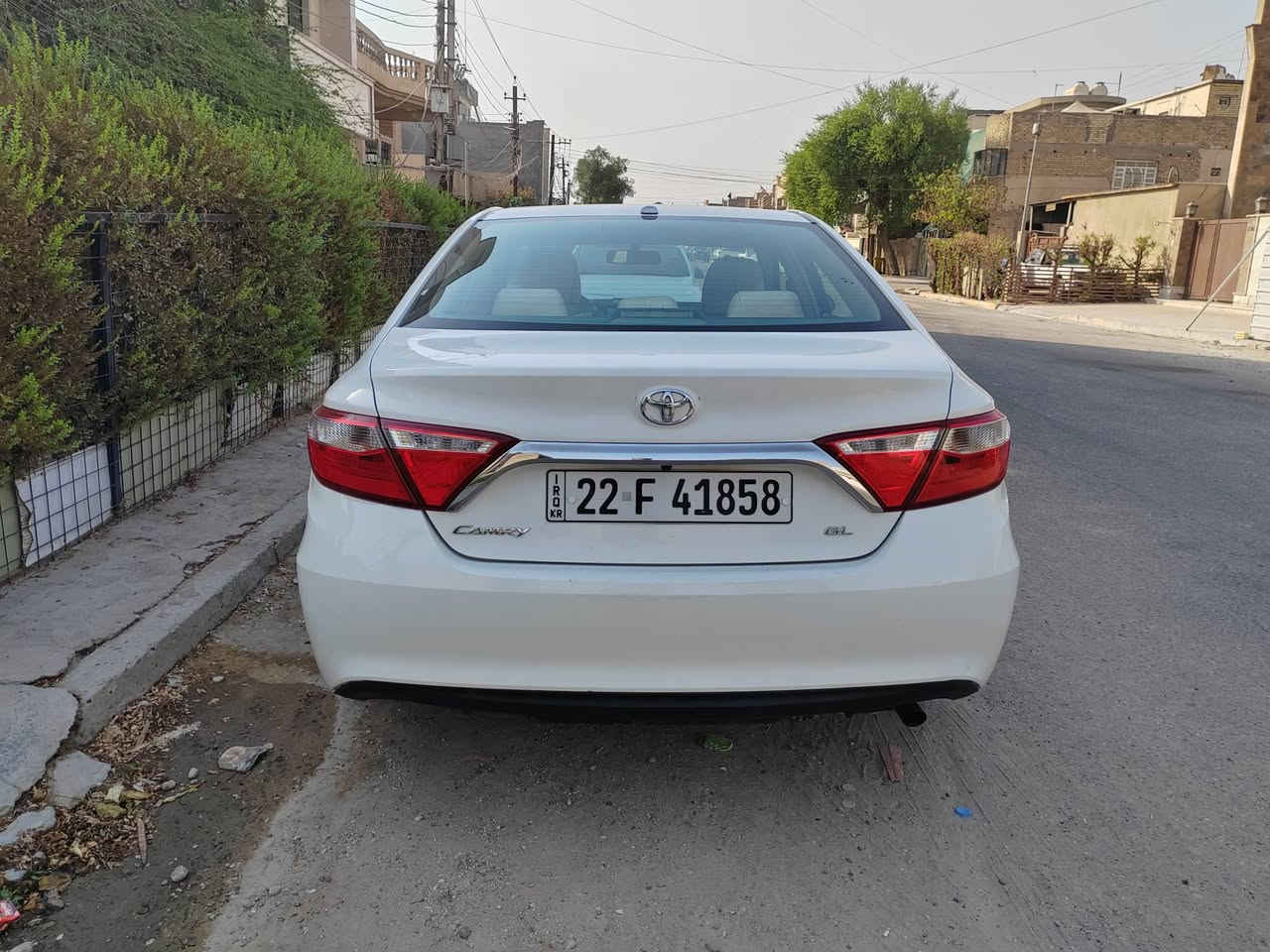 تويوتا كامري GL 2016
خليجي، شركة ساز، اللون ابيض ثلجي
رقم اربيل بأسمي تحويل مباشر

مكينة 2.5، 4 سلندر
ماشية 117 الف كم
سيارة نظيفة جداً

السنوية جديدة لحد 2028
الهزة جديدة

شاشة
حساسات خلفية
تبريد قطعتين
اشاير بالمري
تحديد سرعة

سيارة اقتصادية موثوقة، خيار مناسب للاستخدام اليومي العائلي وبراحة تامة

ما بيها اي نقص او عيب

مكان السيارة: بغداد، حي الاعلام قرب تقاطع درويش
للاستفسار: ***********

#تويوتا_كامري_2016 #GL #خليجي
#بغداد #بيع_سيارات
