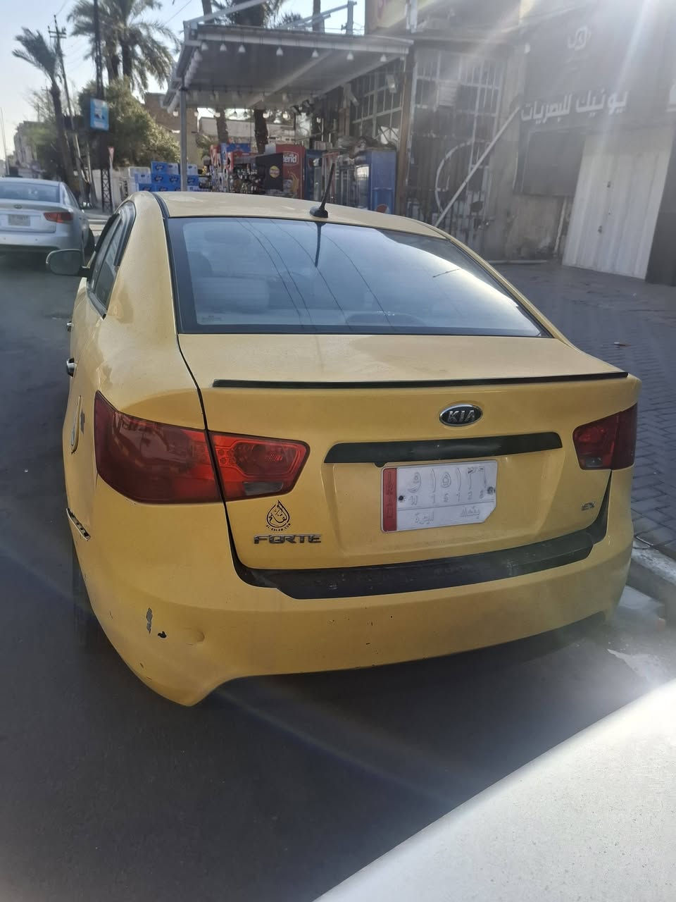 كيا فورتي ٢٠١٣ رقم بغداد رقم صاحب السيارة  ... *********** العنوان المشتل الامين

