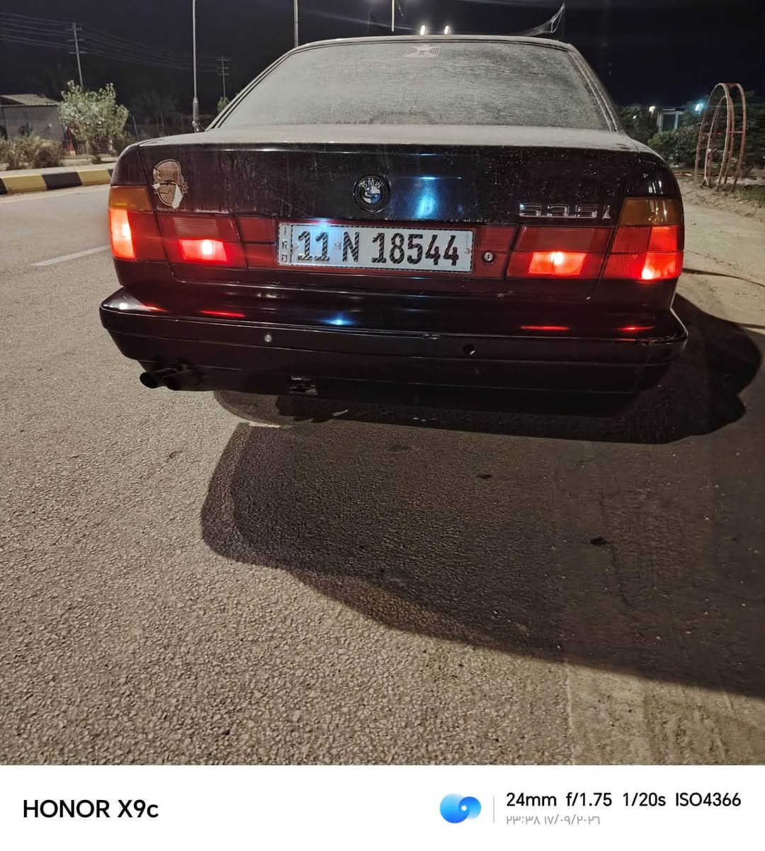 السلام عليكم للبيع بي ام ٥٣٥ مفتوح كير اوتو رقم بغداد نكليزي ب اسمي تحويل ثاني يوم كير مكينه صدر مكفول سياره جاهزة مابيها نقوصات مكاني بابل جبلة السعر ٣٩ وبيها مجال*********** حالياً احلى من الصور وشديتلها كتات داخلها حلو كله جلد

نص مكتوب في الصور:
- HONOR X9c 24mm f/1.75 1/20s ISO4175 PP:E1 IV/09/2026
- HONOR X9c 24mm f/1.75 1/20s ISO4366 ٢٣:٣٨ ١٧/٠٩/٢٠٢٦
- HONOR X9c 24mm f/1.75 1/20s ISO4113 ٢٣:٤٢ ١٧/٠٩/٢٠٢٦
- HONOR X9c 24mm f/1.75 1/20s ISO3656 ٢٣:٣٩ ١٧/٠٩/٢٠٢٦
- HONOR X9c 24mm f/1.75 1/50s ISO189 ٢٣:٤١ ١٧/٠٩/٢٠٢٦
- HONOR X9c 24mm f/1.75 1/17s ISO3091 ۲۳:۳۸ ۱۴۰۲/۰۹/۲۶
- HONOR X9c 24mm f/1.75 1/20s ISO4984 ٢٣:٣٨ ١٧/٠٩/٢٠٢٦
- HONOR X9c 24mm f/1.75 1/20s ISO4563 ٢٣:٤١ ١٧/٠٩/٢٠٢٦
- HONOR X9c 24mm f/1.75 1/17s ISO2369 ٢٢:٣٩ ١٧/٠٩/٢٠٢٦