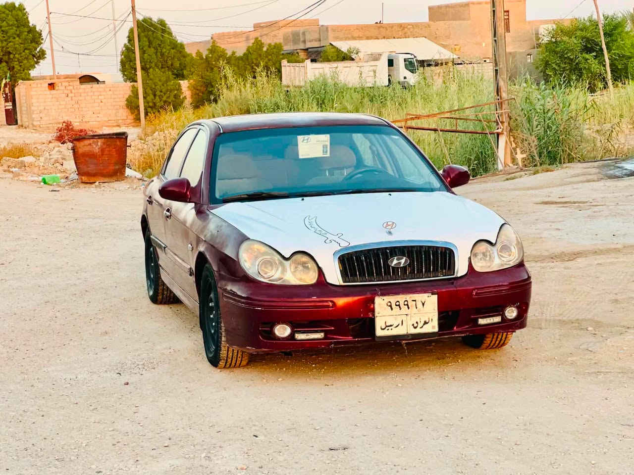 السلام عليكم 
سوناتا وفود موديل, 2002 رقم اربيل مالكه يمي تحويل أو وكاله بخدمتك السياره مكفوله من الحادث والصبغ بيه مكانات جراد فقط 
كير محرك حداديه تبريد ثلج طخم تاير جديد جاهزه للاخير السعر 53 وبيه مجال بسيط
مكان السياره بابل للاتصال ***********
