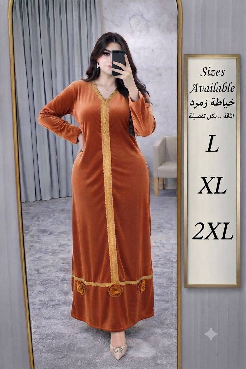 https://t.me/Barbyoi
للحجز والاستفسار واتساب ***********

نص مكتوب في الصور:
- فستان مخمل مع تطريز أنيق M L XL 2XL
- Sizes Available خياطة زمرد اناقة .. بكل تفصيلة L XL 2XL
- لؤلؤة بابل PEARL OF BABEL