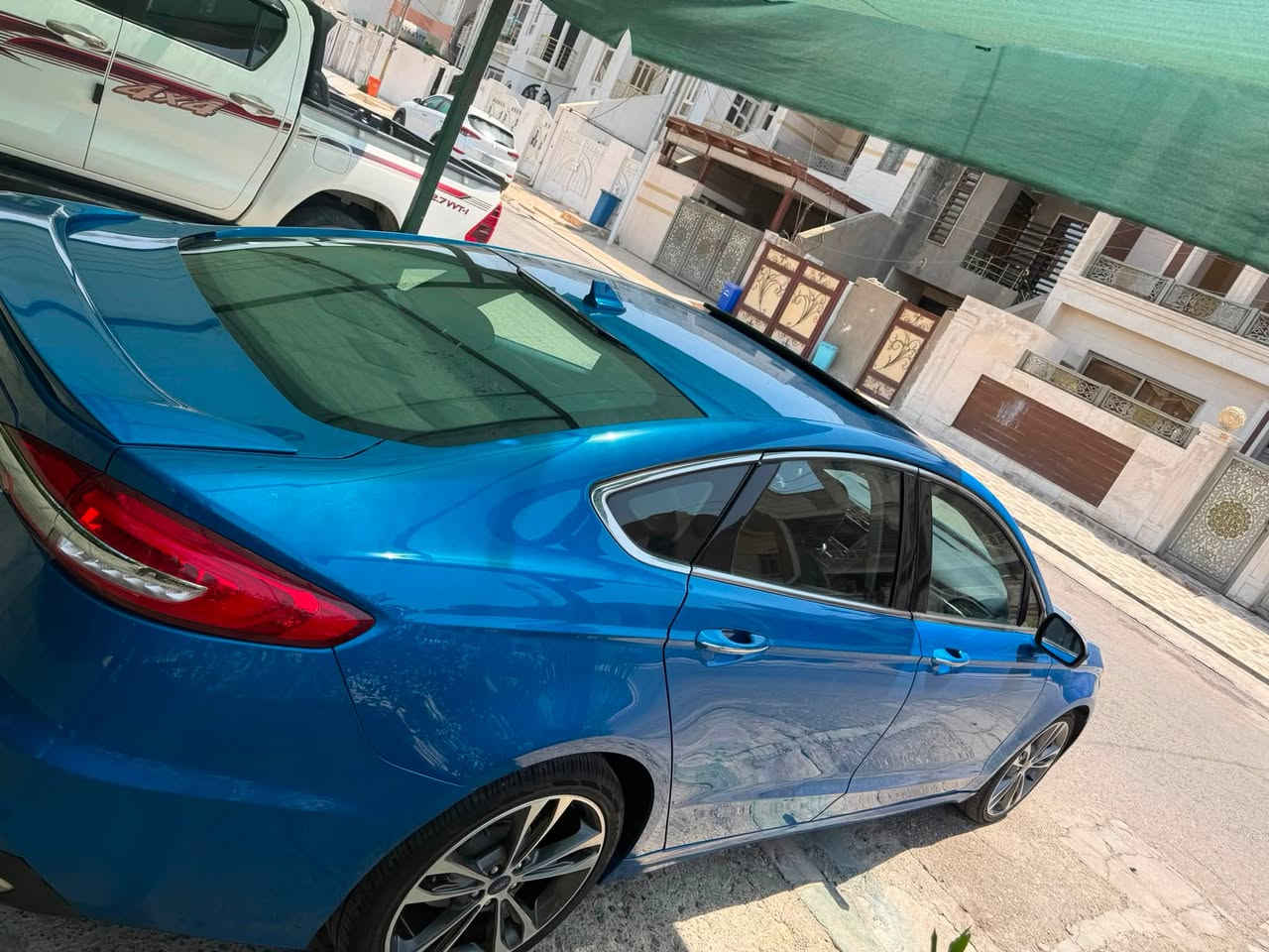 سلام وعليكم فيوجن تيتانيوم ٢٠سياره بيها جاملغ ونص بيونيد جاملغ السكن صاربي بارد صبغ مصه الجماليه بدون داخل ويرباك سياره جاهزه من كلشي بدون نقوصات مضومه مال تبريد كله جديد راقم تلفون ***********

