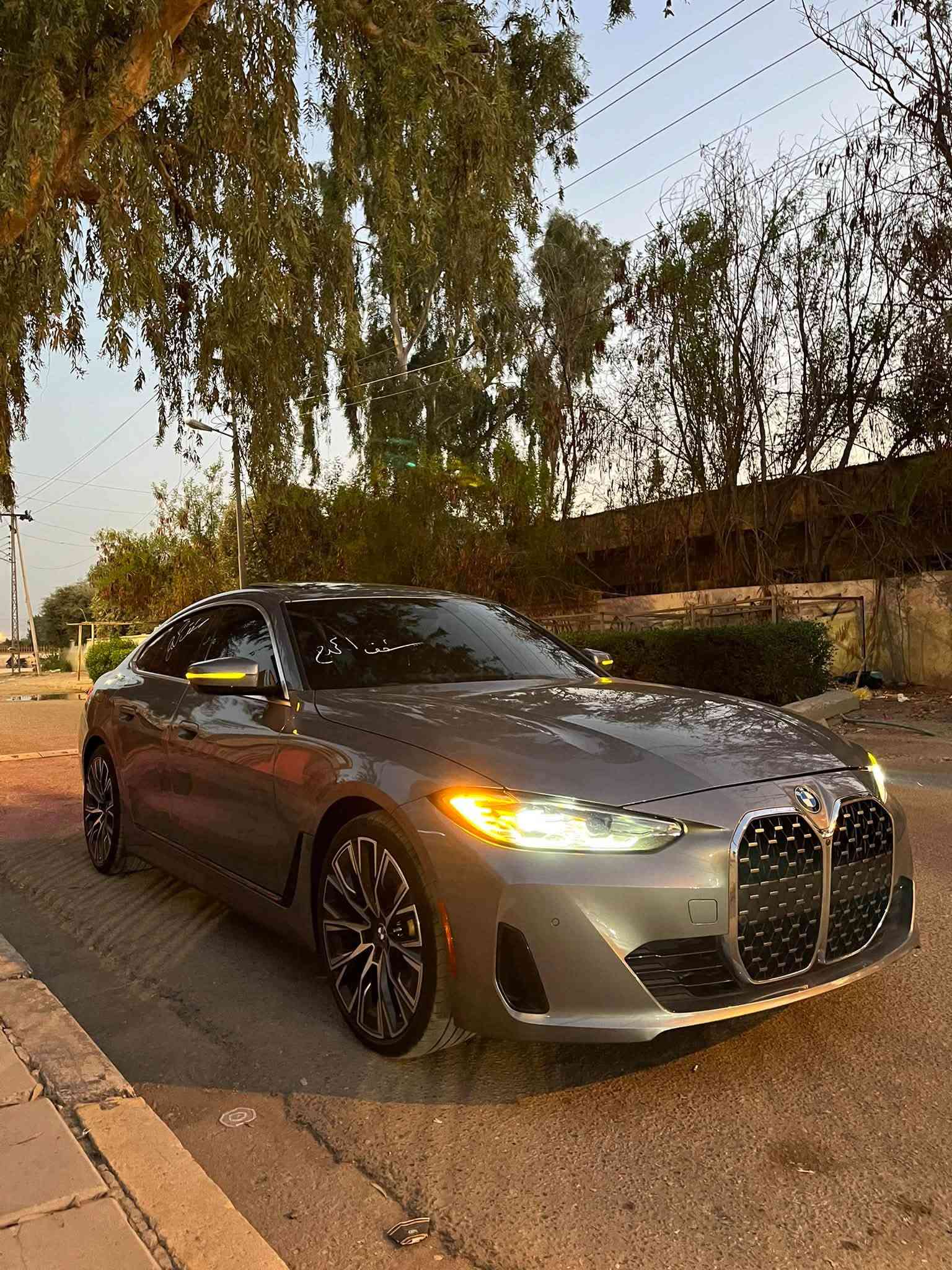 2024 BMW 4 SERIES, 430I GRAN COUPE
4 تون تيربو  2.0L
حادثة فقط باب مبدل بلادي بدون صبخ بارد بسيط بجاملغ امامي  وباب خلفي على كد اصبعين بارد
بصرة شهداء وكاله عامه بئسم مشتري                                      ماشية 27mi فول مواصفات اعلى فئه BWM i4.                                                مكان سياره البصرة تواصل***********
