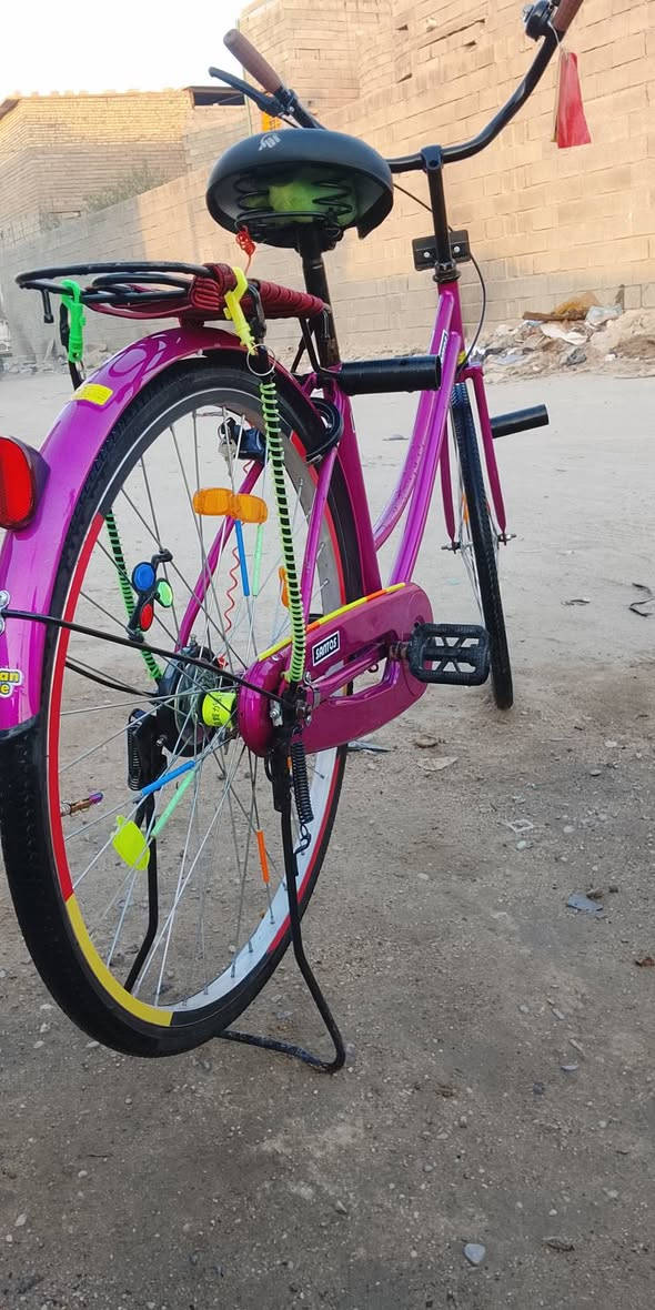 🚲 بايسكل للبيع

اللون: ماروني فاتح
الموديل: 2021
الحجم: 26 انج
الحالة: نضيف وشغال، بريكات كاملة

📍 المكان: البصرة-
💰 السعر: 140 الف
📞 للتواصل: ***********

موجود ، الشراي يتصل او واتساب.
