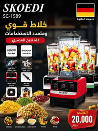 خلاط SKOEDI • محرك قوي • شفرات ستانلس