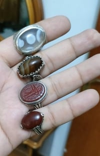 ٤ محابس • فضة ٩٢٥ • شلعة