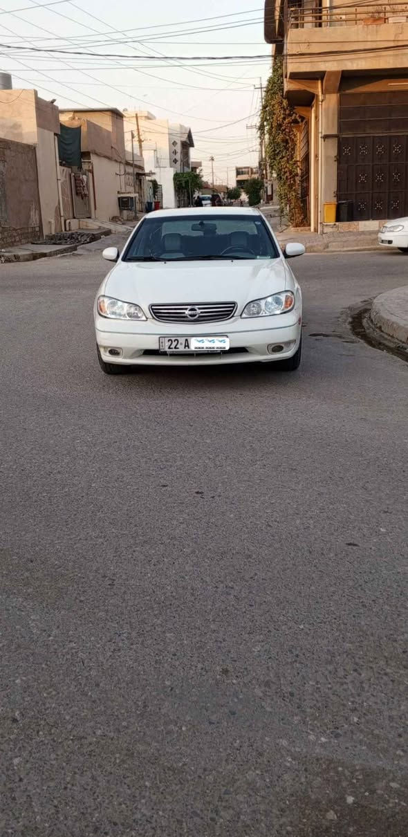 نیسان ماگزیما مۆدێل 2002
سەیارەکە زۆر پاکوو خاوێنوو جوان ماوەتەوە سەیارەی ماڵە سەیارەی مەعرەز نییە 
مووسەفات 
ناوفۆڕمیکا 
تەبیرت ساردوو گەرم بەشەرت 
مەکینە 3.0
گێڕ ئۆتۆماتیک 
سووکان ئێرباگ 
سووکان ڤۆڵیۆم 
شاشەئایپان
کامێرا
ئاوێنا کارەبا
ABS
بیلاد زینۆن
چوارجام کارەبا
قفڵ مەرکەزی 
بیلاد دووسوویچ
چاملغی لای سەکنی بەغێکی لێدراوە بێناوگرتن
تاخمێ تازە ویلوو تایەی سپۆرتی دەرەجە یەک
سەیارەکە بەناوی خۆمەوەیە هەزەو سەنەوی ژینگەو ڕێگاو بانی گشتی تازەیە دەفتر بەنزینی هەیە  کرکوک
***********
***********
سعر 88$
بۆزان یاری زیاتر پەوەندی بکەن
گۆڕینەوە ناکەی لەگەڵ ڕێزم کڕیار نیت سەر مان مەیە شێنە هيت, الأنبار
