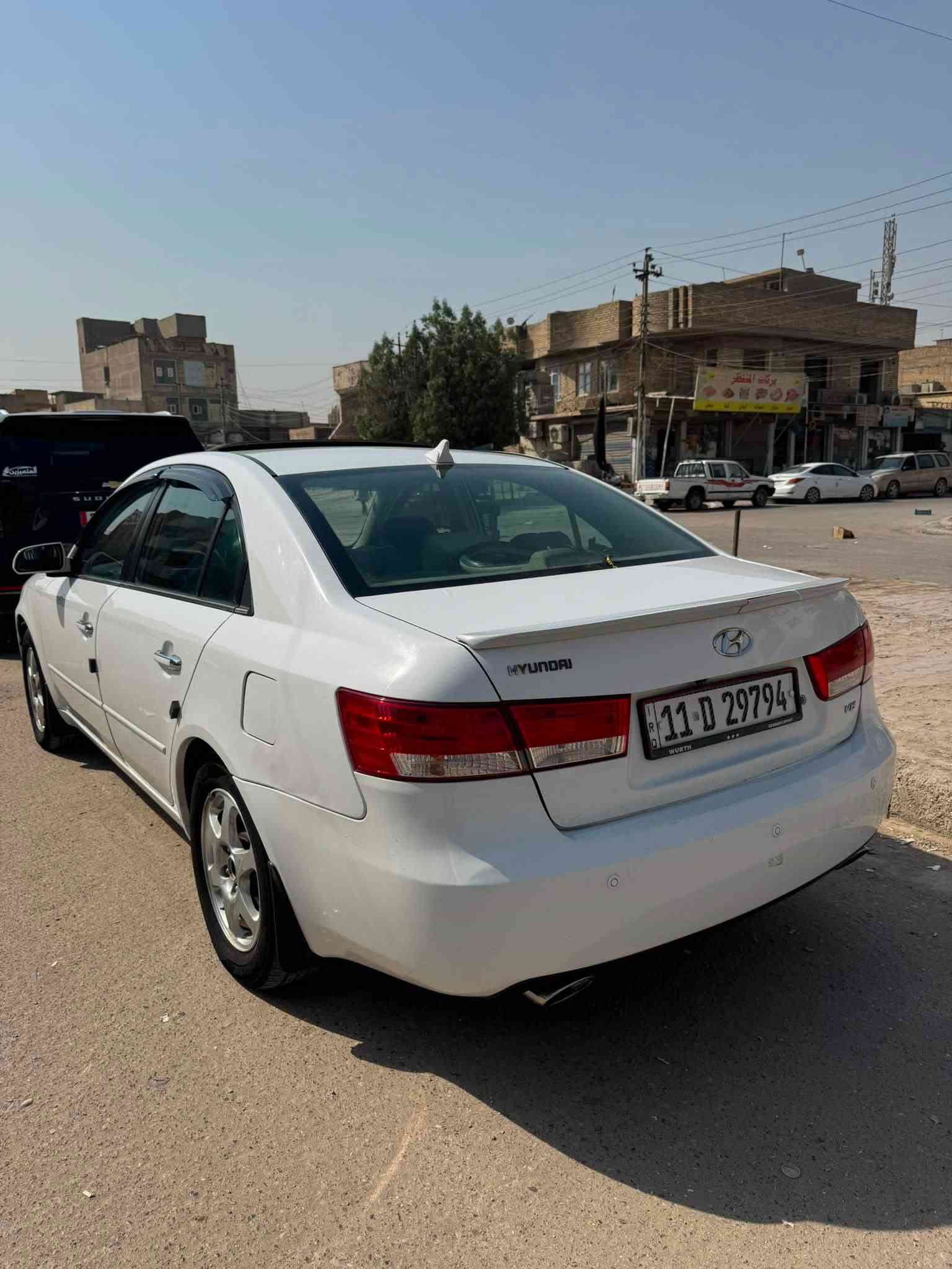سوناتا ٢٠٠٦ خليجي محرك ٦ سلندر مرغوب
سياره نظيفه جداً وعليه دامه كامله اي نقص مابيه
 
كير محرك تبريد صدر كله مكفول رقم بغداد الجديد 
بيه صبغ جاملغ وجزء من بنيد وصندوك بدون 

حادث اثر شخوط لغد شاصي دواخل كله مكفوله

مكاني الامين ثانيه *********** سعر ٨٧
