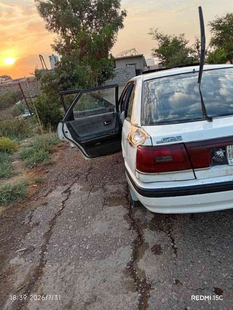 مازدة ٦٢٦ محرك سبورت نظيف كير نظيف تايرات نص عمر سنوية ٢٧ بسمي بطاقة بانزين داخله حلو السعر 30 ***********
