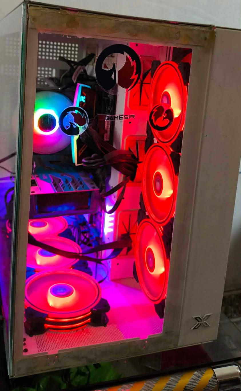 تجميعة كيمنك مفولة للبيع
Cpu i5 g10400f

Gbu rx580 8g

Motherboard b460-plus tuf gaming

Ram t.force 16g ddr4 3200

M.2 256g

Hdd 1t

Hdd 1t 

Bor thermaltake 850w 

Monter الشاشه

Chigo 

165 hs 1ms

مع موس او كيبورد فقط
السعر 750 وبيها مجال

متواجد واتساب ***********

مكاني بغداد الزعفرانيه
