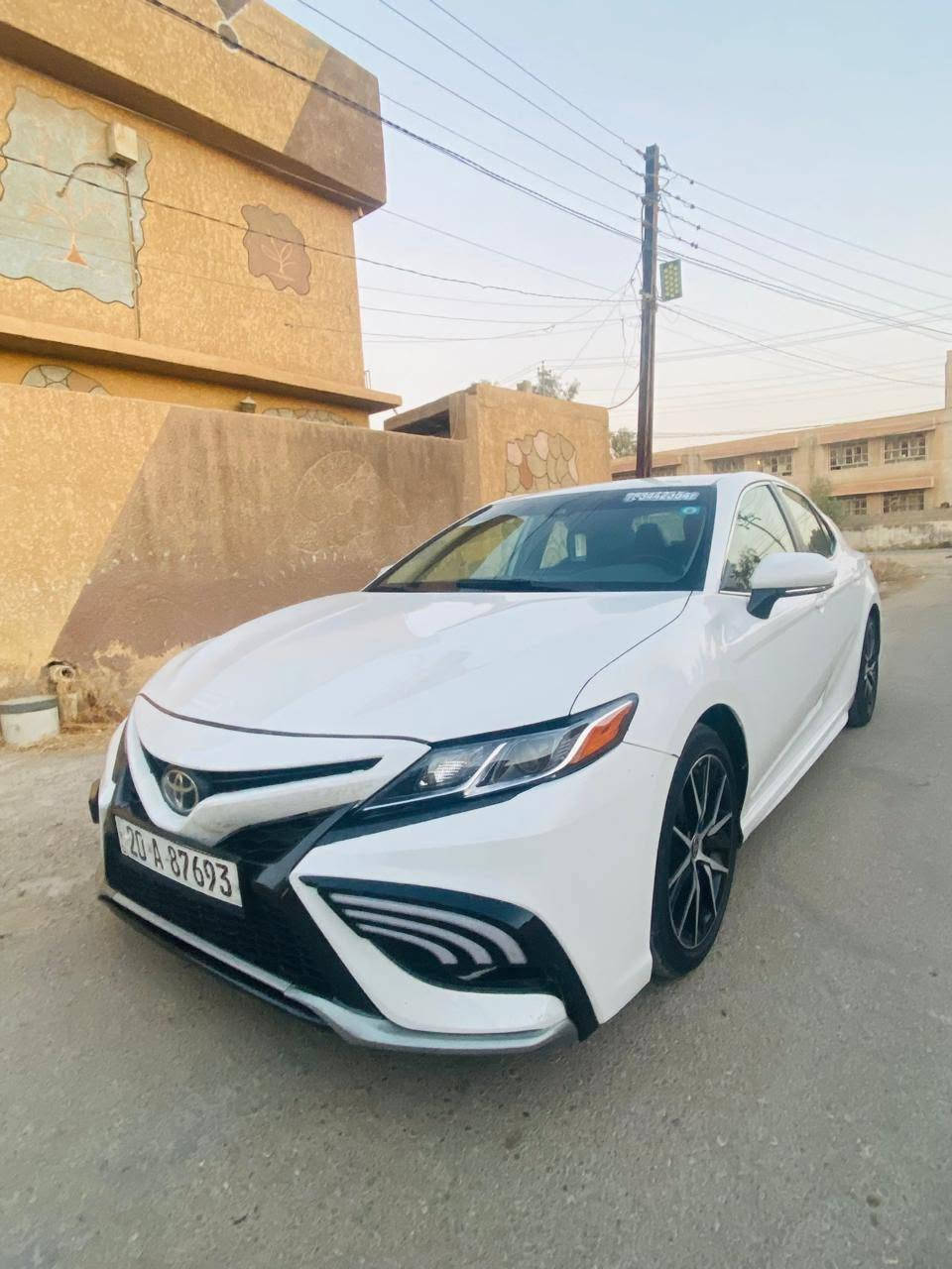 يا الله
             تيوتا كامري للبيع 
وارد أمريكي 
موديل 2023 
محرك 2500 
فئة SE 
ماشية 34
كشنات جلد 
لون ابيض 
شاشة كبيرة 
كامره خلفية 
تحكم استيرن 
اشاير بالمري 
شفتات استيرن 
تحديد السرعة
السعر 155وبيها مجال 
صور الحادث بالمنشور 
ملاحظة حادثها بنيد تبديل جامرلوغ خلفي والصندوك صبغ 
 جميع أدواتها إلي تبدلن كله من الوكالة 
مكانها ديالى جديدة الشط 
للاستفسار الاتصال ***********
