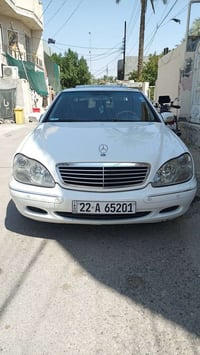 S350 ٢٠٠١ • جلد اسود • فتحة سقف