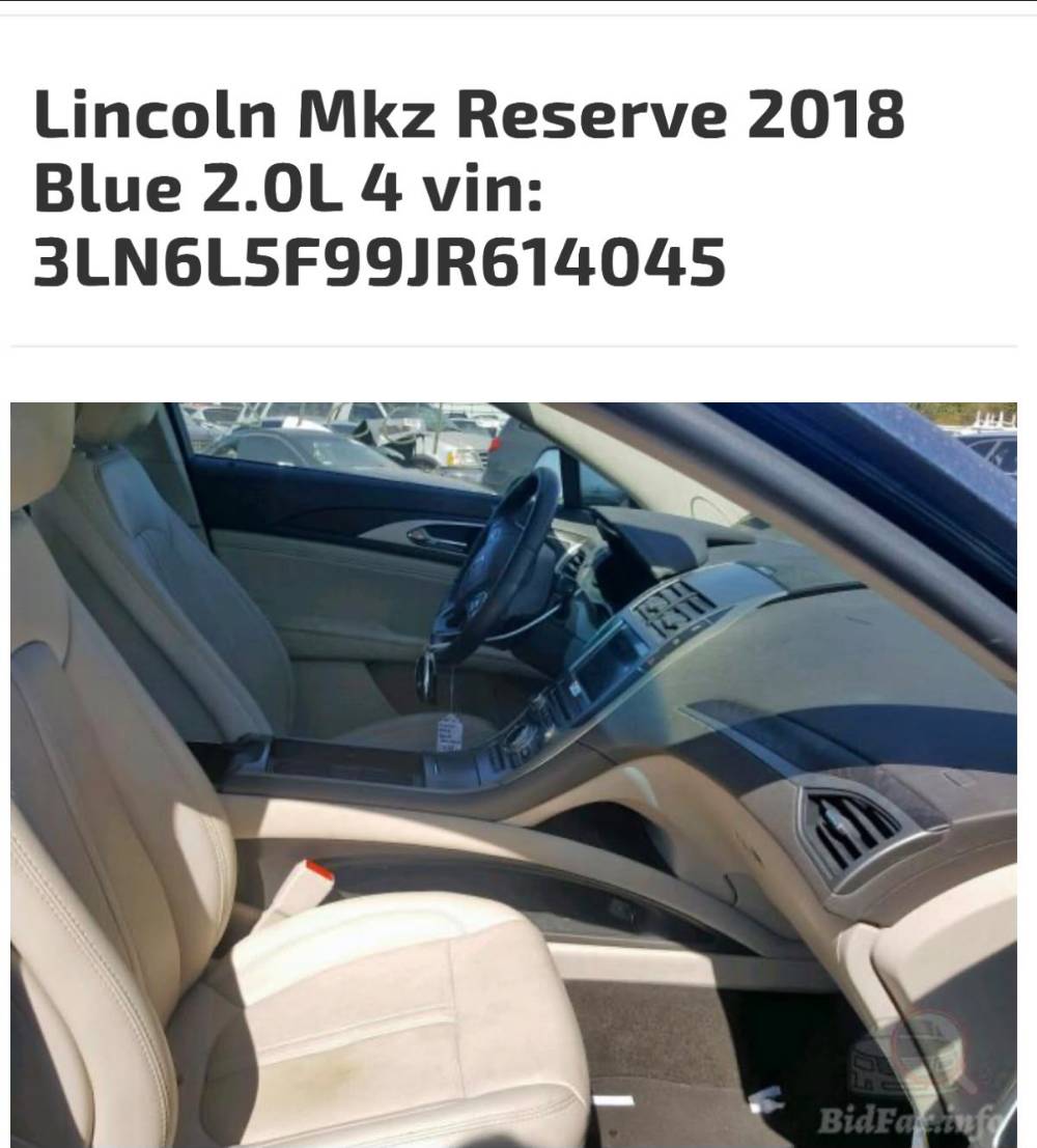 لينكولن MKZ • ٢٠١٨ • مكينه ٢ لتر تيربو
