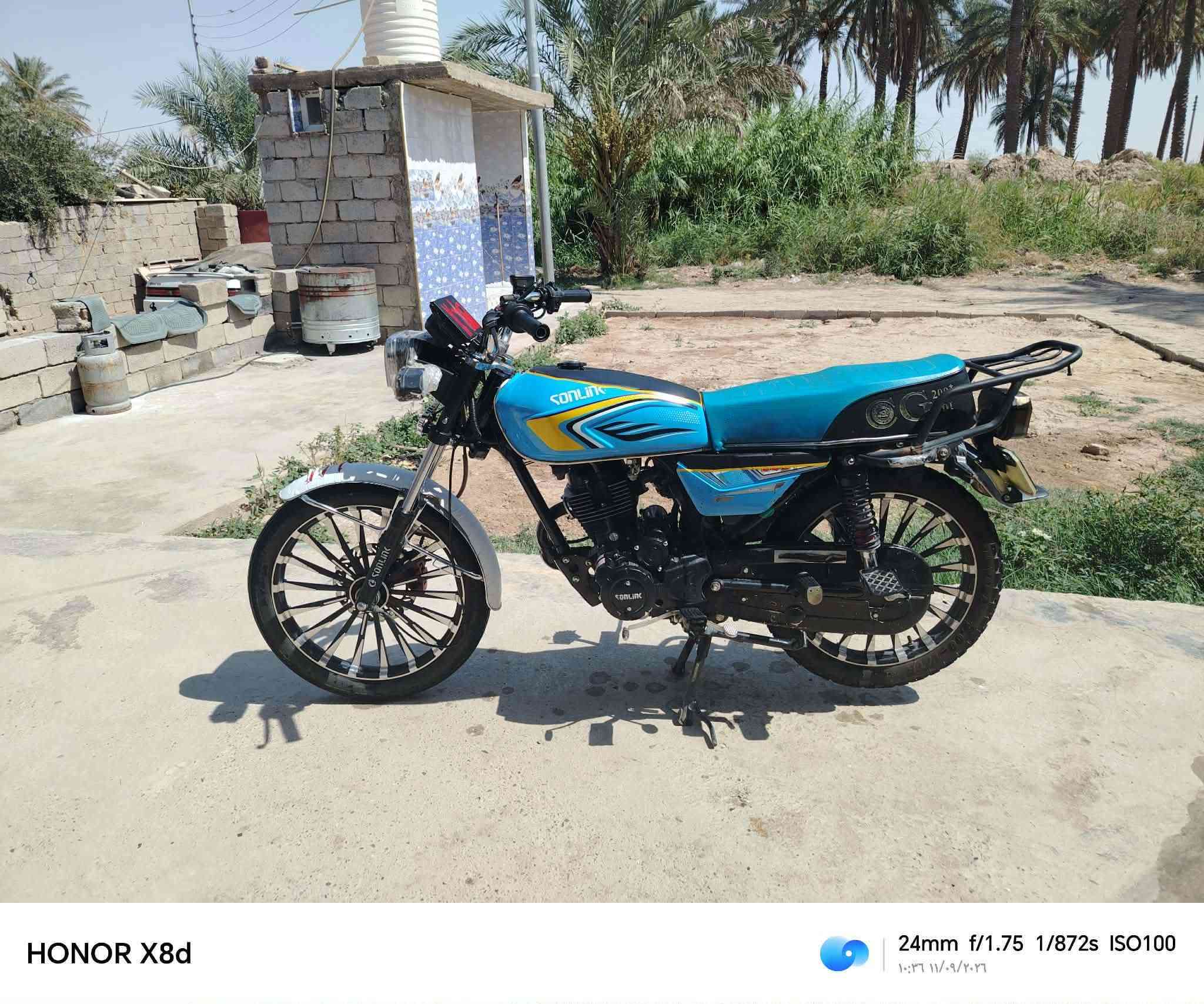 عليكم دراجه كله شغال بس شاشه ماتشتغل 

كفاله عامه 

موديل 2025 

سعره ب 700 وبيه مجال شي بسيط 

مكاني كنعان 

اتصال 

*********** 

شراي بي خير ويدلل

نص مكتوب في الصور:
- HONOR X8d 48mm f/1.75 1/112s ISO100 ١٢:٤٣ ١٢/٠٩/٢٠٢٦
- HONOR X8d 42mm f/1.75 1/167s ISO100 ١٠:٣٧ ١١/٠٩/٢٠٢٦
- HONOR X8d
- 24mm f/1.75 1/1057s ISO100
- ١٠:٣٧ ١١/٠٩/٢٠٢٦
- HONOR X8d 48mm f/1.75 1/104s ISO100 12:43 12/09/2026
- HONOR X8d 42mm f/1.75 1/552s ISO100 ١٠:٣٧ ١١/٠٩/٢٠٢٦
- HONOR X8d 24mm f/1.75 1/872s ISO100 ١٠:٣٦ ١١/٠٩/٢٠٢٦