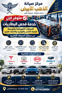 فحص بطاريات • سيارات كهربائية • كربلاء