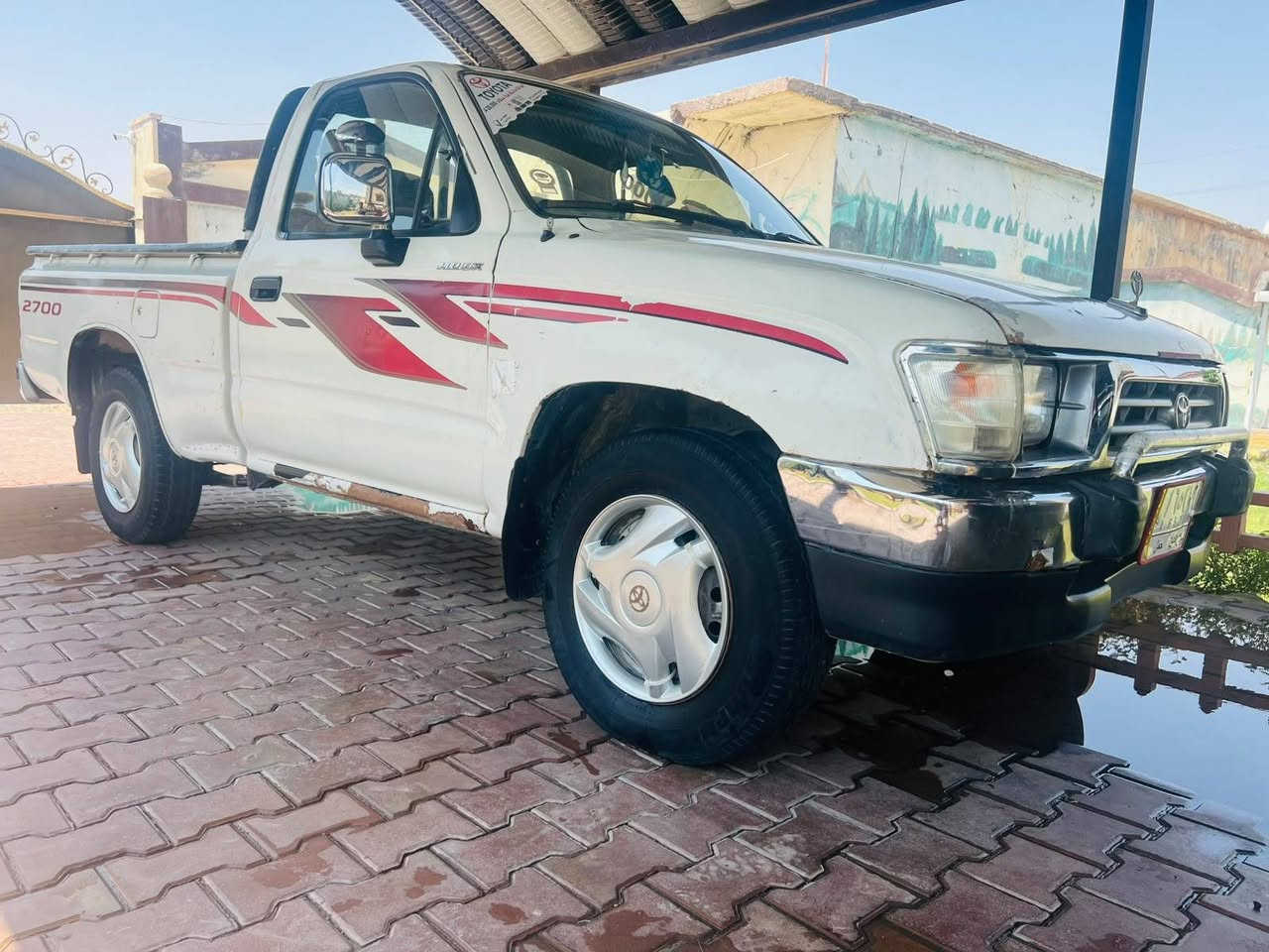 للبيع او مراوس حسب القناعه
بيكم تويوتا موديل 2000 
رقم صلاح الدين الماني تحويل مباشر
السياره بيها صبغ انطيك صبغ عام
محرگ گير صدر تايرات كهربائيات كلو شرط
السعر 60 وبيها مجال /***********
