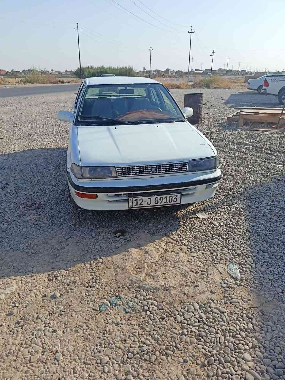 السلام عليكم 
مكلف بالنشر 
كورلا موديل 1991 رقم نينوى دولي شرط التحويل 
كير محرك شرط 
طخم تايرات جديد 
صبغ مرشوشة عام 
الضرر صندوق 
للاستفسار ***********
