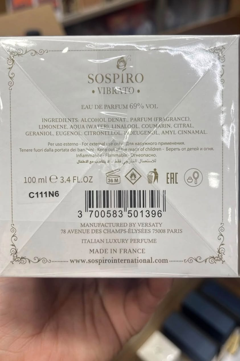 Dispirited vibrato 100ml … اصلیة من الوکیل الرسمي ١٠٠٪ اورجنال
