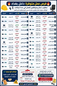 بغداد • وظايف • مبيت