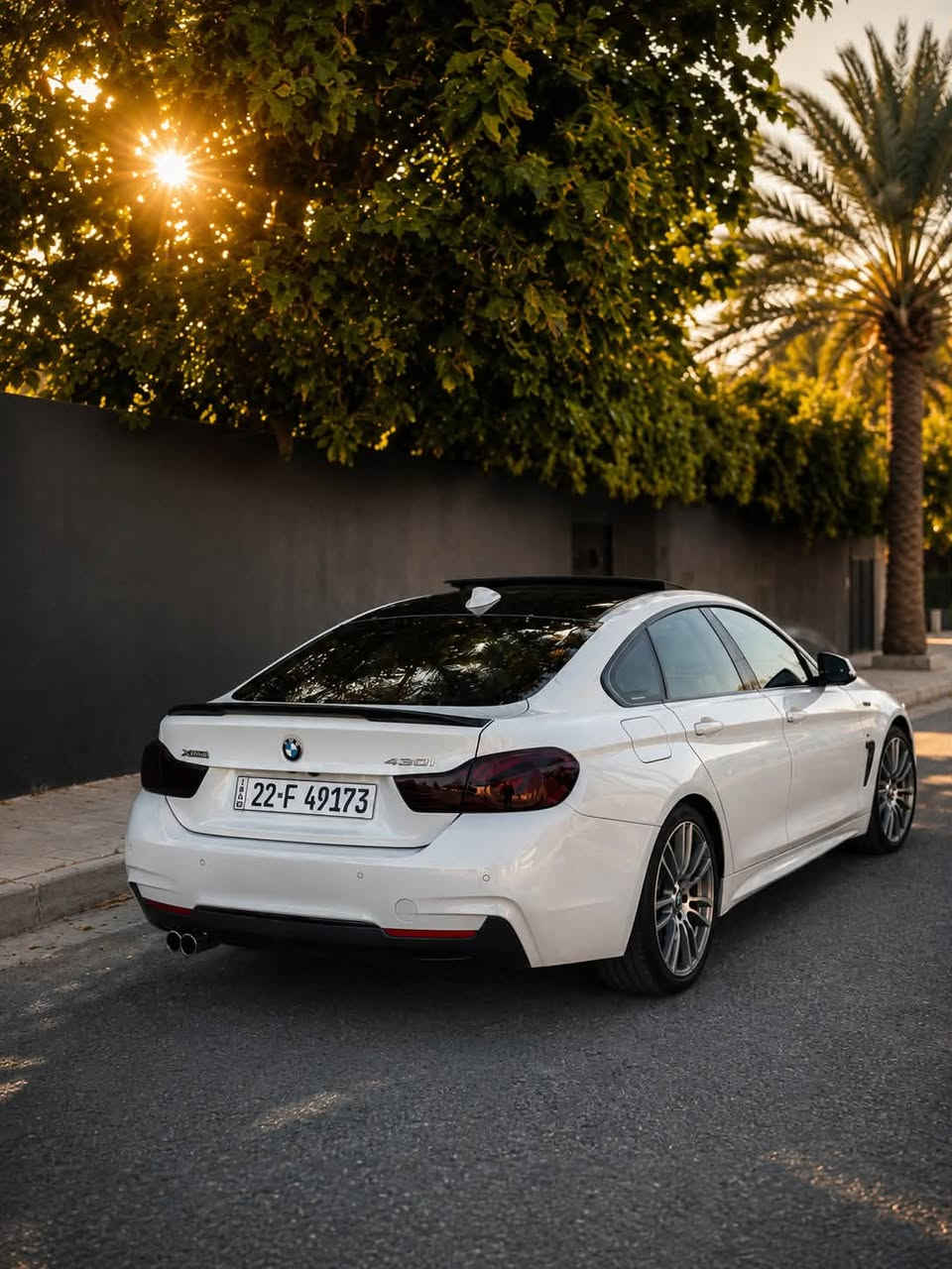 BMW 2018 430i M اصل بكج
كلين تايتل خليجي وكالة العروش 

ماشيه فقط ٧٢ الف كيلو متر
فول مواصفات M بكج اصل 
ويالة مختمه M دعاميات M ستيرن M

محرك ٢٠ توين توربو 🚀 وكير ٨ نمر 
دفع خلفي 

سلايد
شاشة جبيرة 
ابل كاربلي وايرليس
حساسات ٣٦٠
كاميرا دوراة 
٤ وضعيات قيادة ايكو ، كومفورت، سبورت ، سبورت بلص
اكتف اكزوز وببكورن بلادي 
انارة داخلية محيطة متغيرة 
صندوق كهربائي شفط مع امكانية الفتح بتمرير القدم 
كشنات جلد 
تبريد منفصل امامي وخلفي
انارة ترحيبية بالابواب
لايتات داينمك متحركة  وترحيبي زينون 
شفتات ستيرن 
كشنات خزن وكهربائية
دبل ريموت اصلي 
وبعد هواي مواصفات 
تايرات جديدة وهزة وبراد وسنوية كلة جديد باسمي وتحويل ثاني يوم 
السعر ٢٢٥ وبيها مجال عنوان كركوك 
***********
