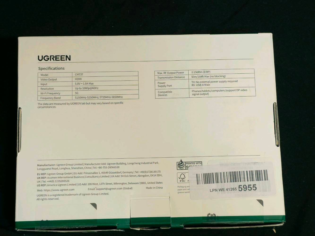 UGREEN - Wireless Extender
السعر 50