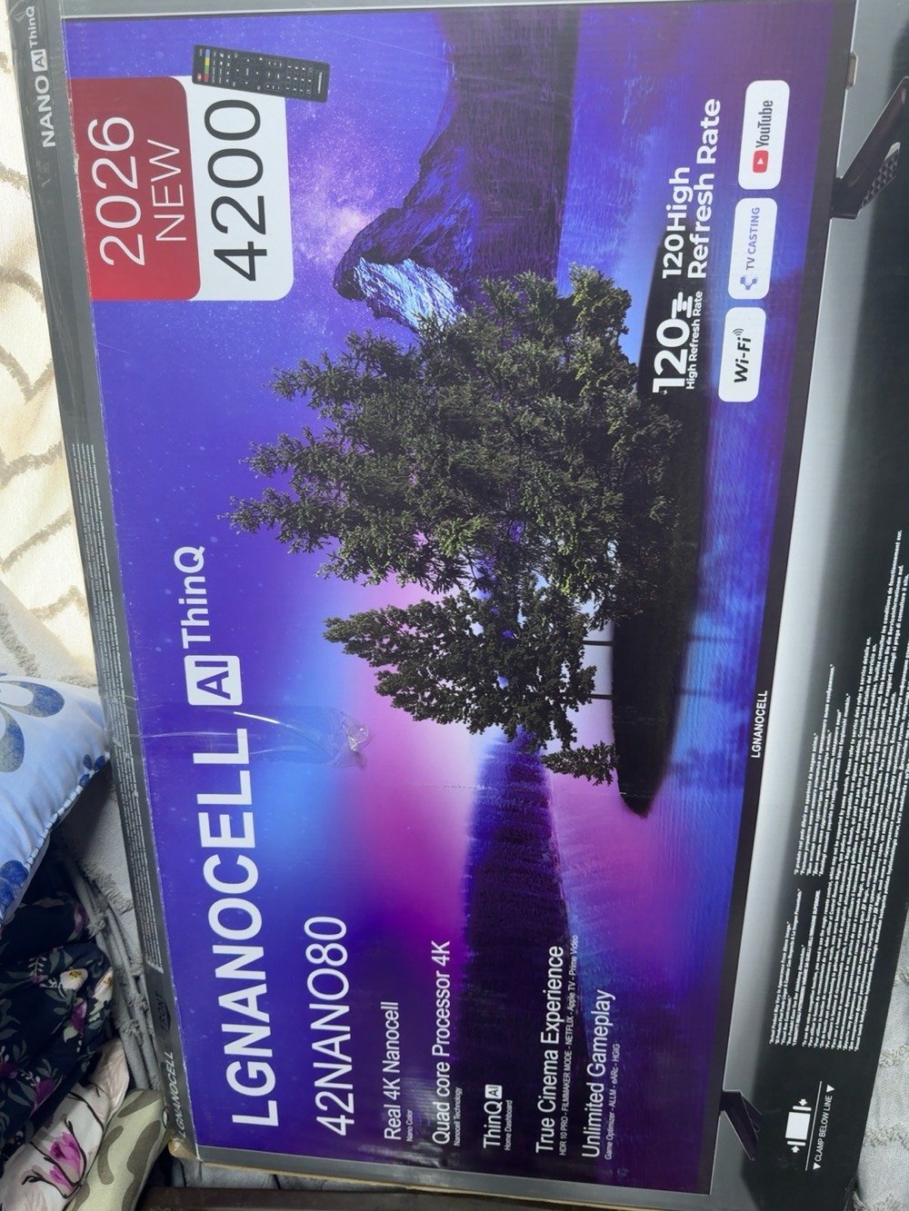 LG NanoCell AI ThinQشاشة
الموديل:42NANO80
الحجم: 42 بوصة
4K NanoCell
120Hz
السعر550
الغلاف ليس معها
التواصل
رقم الواتساب:***********
