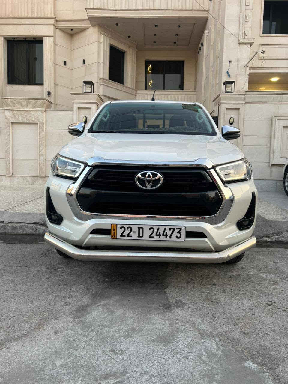 ‏بيكم هيلوكس موديل 2022
‏ماشية 100 كيلو 
رقم اربيل 
‏السعر …31 الف دولار .. بيه مجال قليل
مكاني بغداد 
***********
